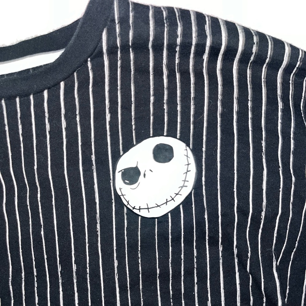 Nightmare Before Christmas Jack Skellington Halloween Town Baseball Tee - Picture 3 of 9